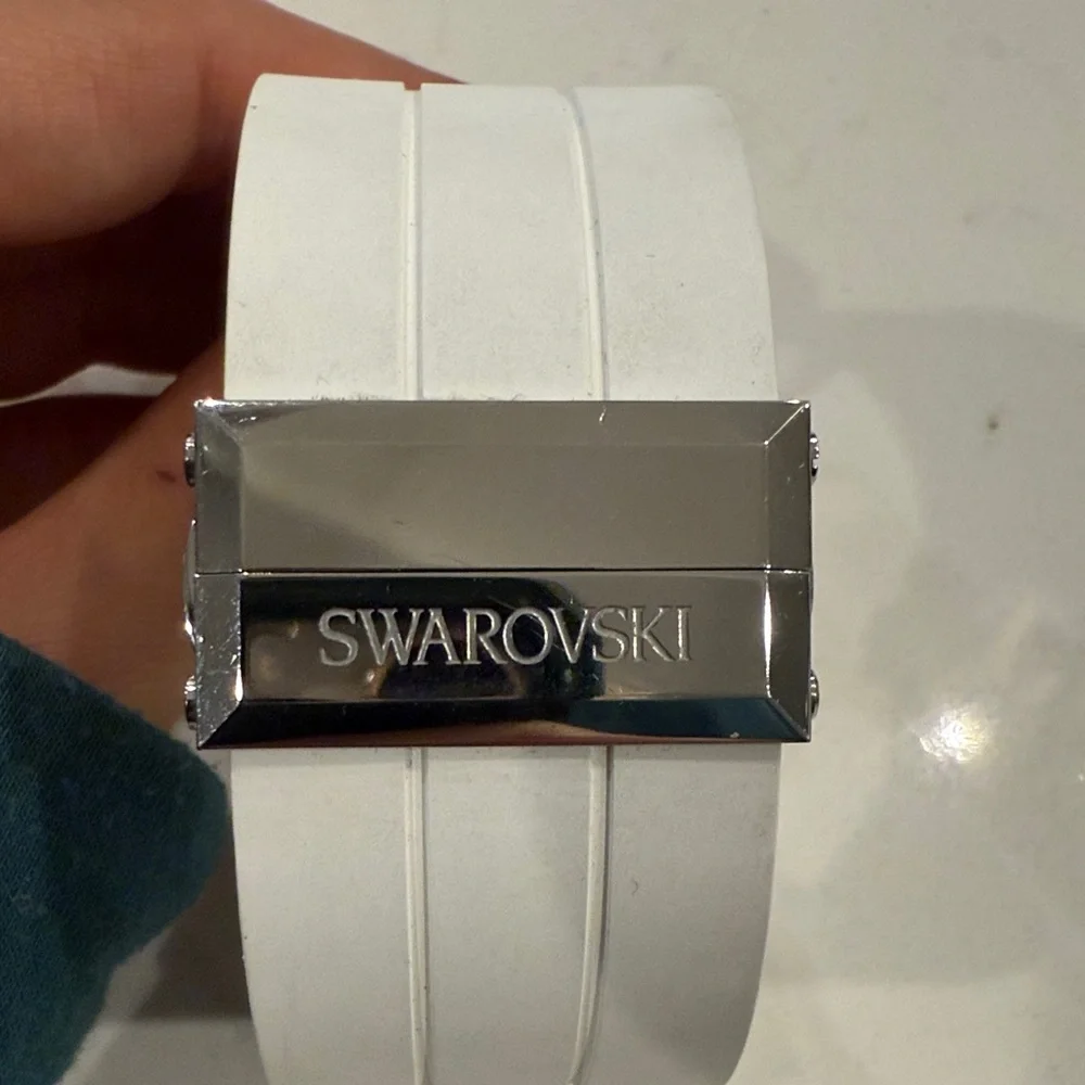 Swarovski Silver and Black Crystal Wearable Bracelet